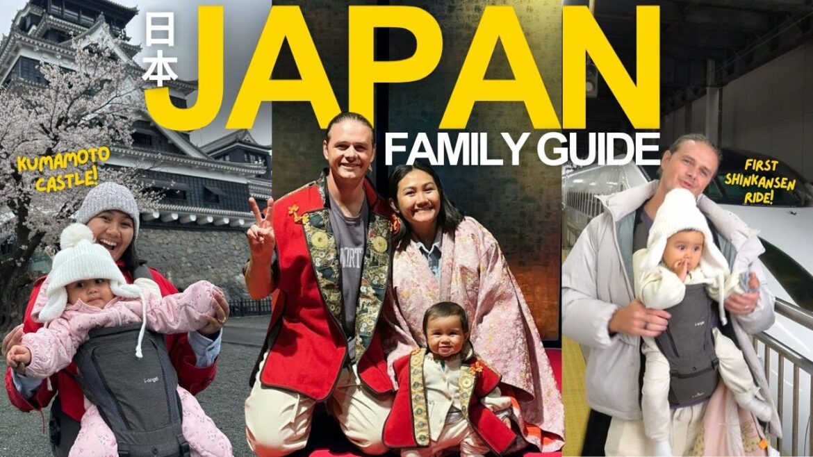 Family adventure in Japan. Kumamoto Castle - Shinkansen | Family Vlog