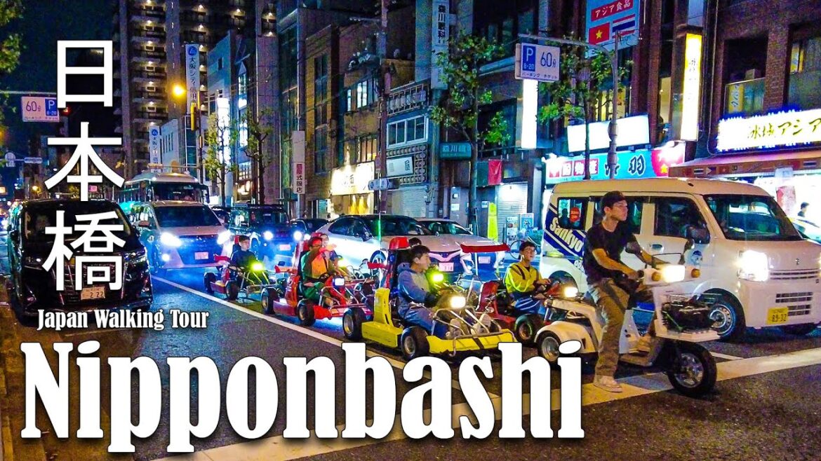 Walk Tour in Osaka Japan 🇯🇵 | Exploring Nipponbashi in 4K