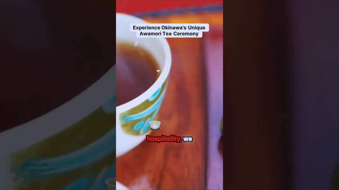 Unlock the Heart of Okinawa with a Unique Awamori Tea Ceremony! πΊπ΅ Unlock the Heart of Okinawa with a Unique Awamori Tea Ceremony! πΊπ΅