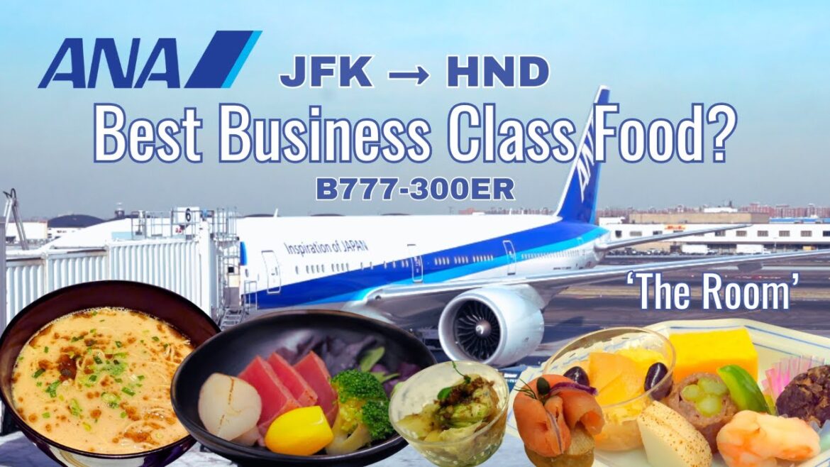 ANA BUSINESS CLASS FOOD: Is This the Best Food in the Sky? 🇯🇵