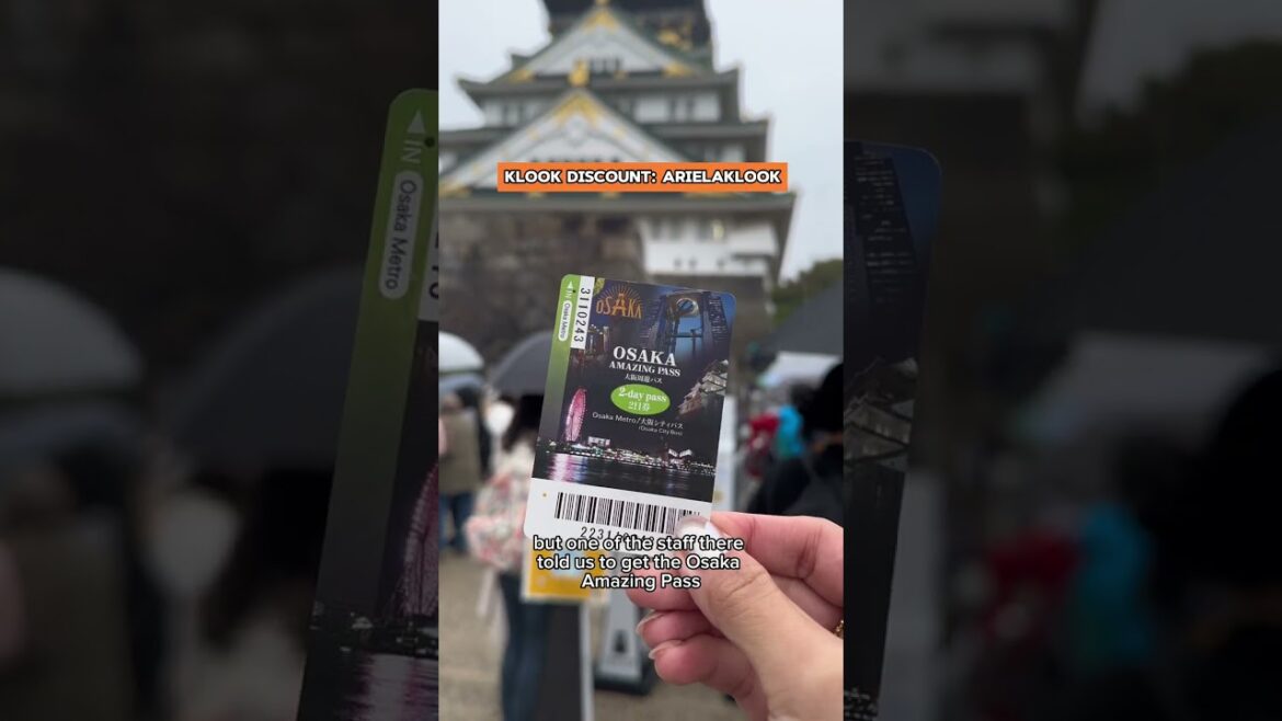 Tip when visiting Osaka caslte in Japan #osakajapan #osakacastle #japantips