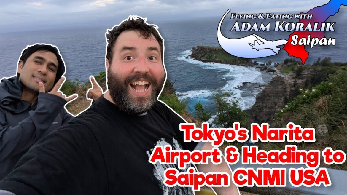 Tokyo's Narita Airport & Heading to Saipan CNMI USA! - Adam Koralik