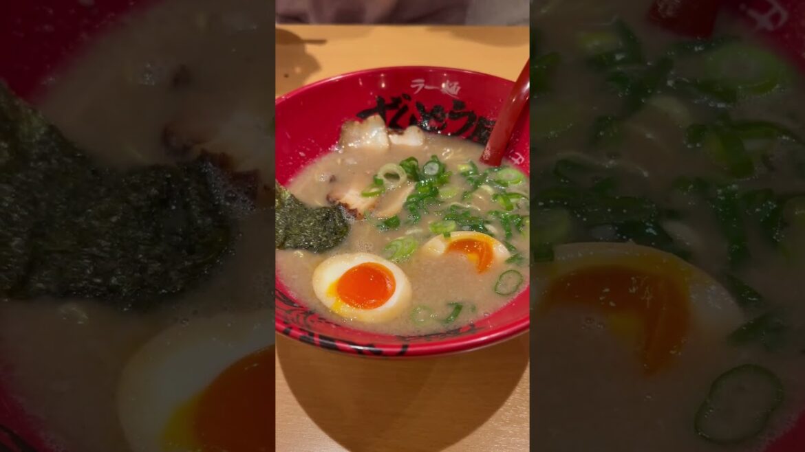 【OSAKA】Must-Try Japanese Ramen- Zundoya 【OSAKA】Must-Try Japanese Ramen- Zundoya