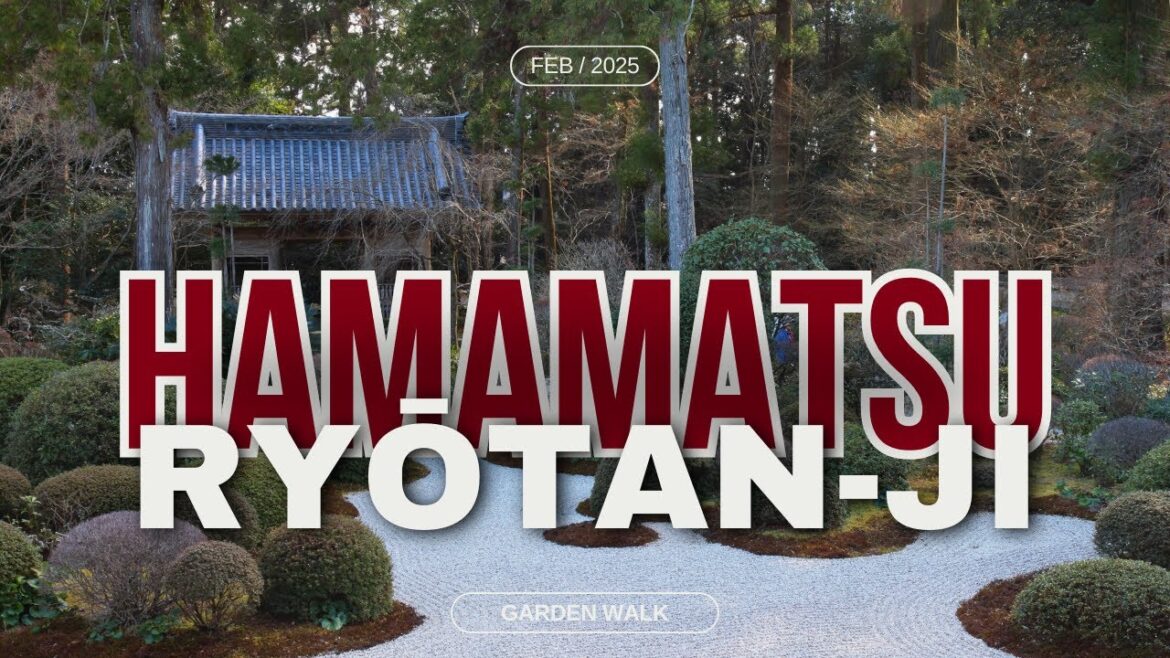 Ryōtan-ji Temple: A Historic Zen Garden in Hamamatsu | Japanese Garden Tour 2025 (4K HD)