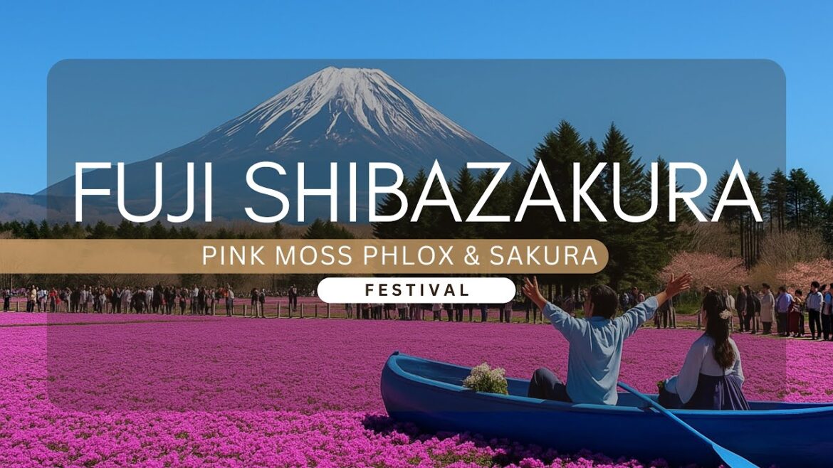 Best Day Tour in Mount Fuji | Shibazakura & Sakura | Floating Boat in a Sea of Flowers | 富士芝桜まつり