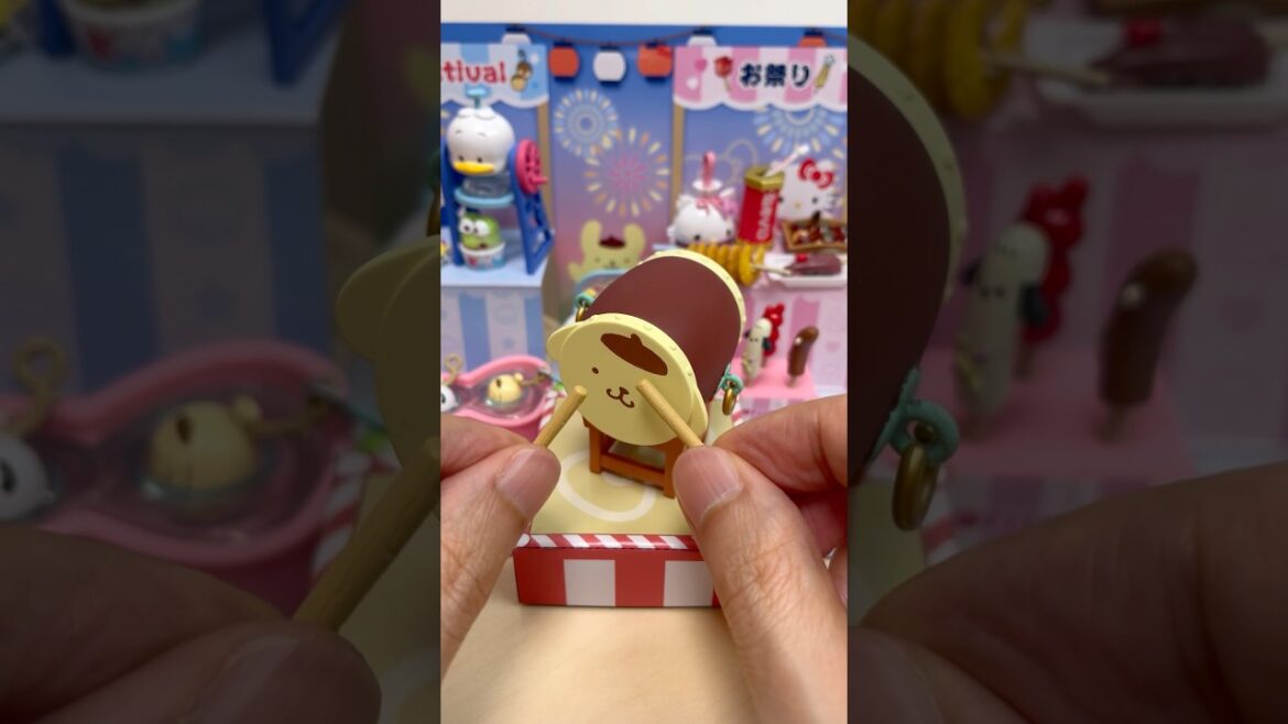 Hello Kitty and Sanrio Characters Kawaii Festival Re-ment Big Drum #shorts