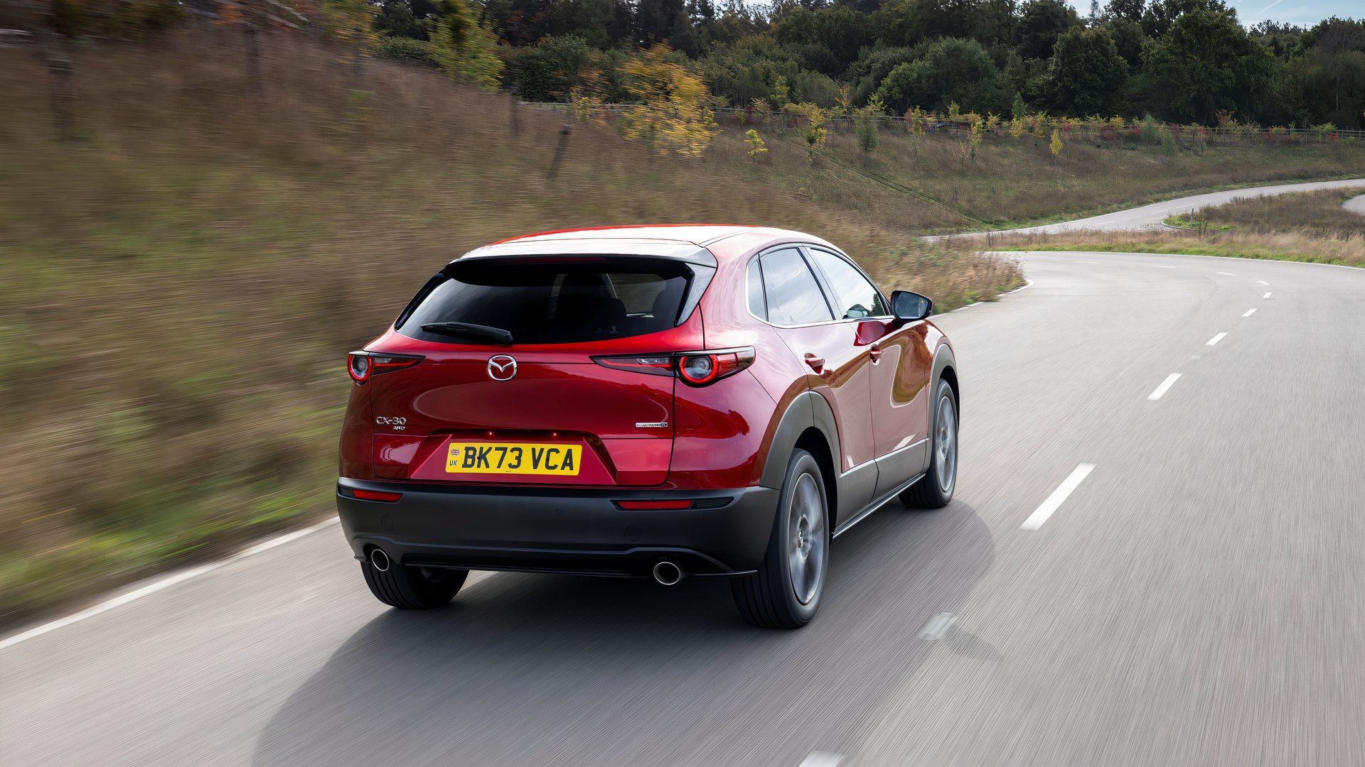 2024 Mazda CX-30 rear driving