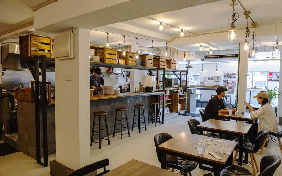 the interior of the restaurant