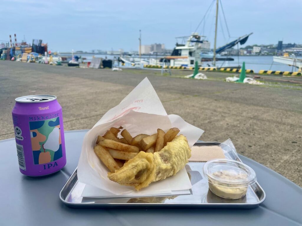 Maguro 🍣 fish and chips on Jōgashima Island, Kanagawa.