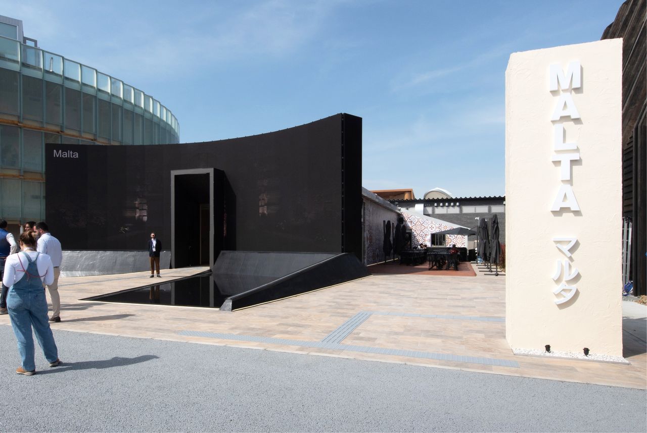   The Malta Pavilion. (© Nippon.com)