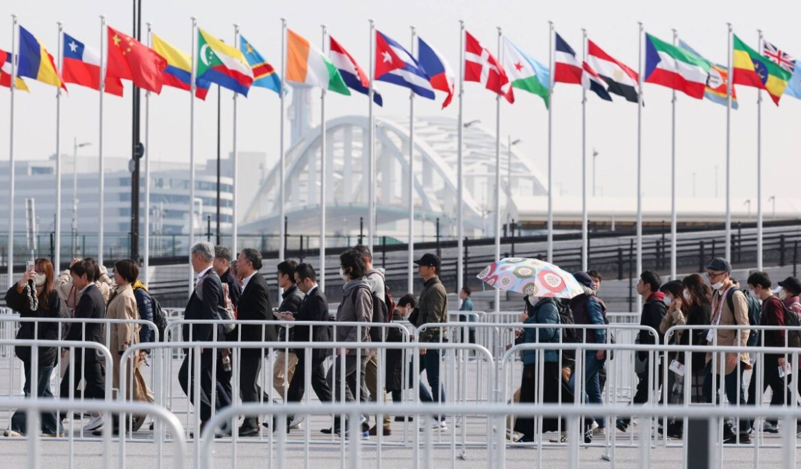 Potentially explosive levels of methane gas detected at Osaka Expo site