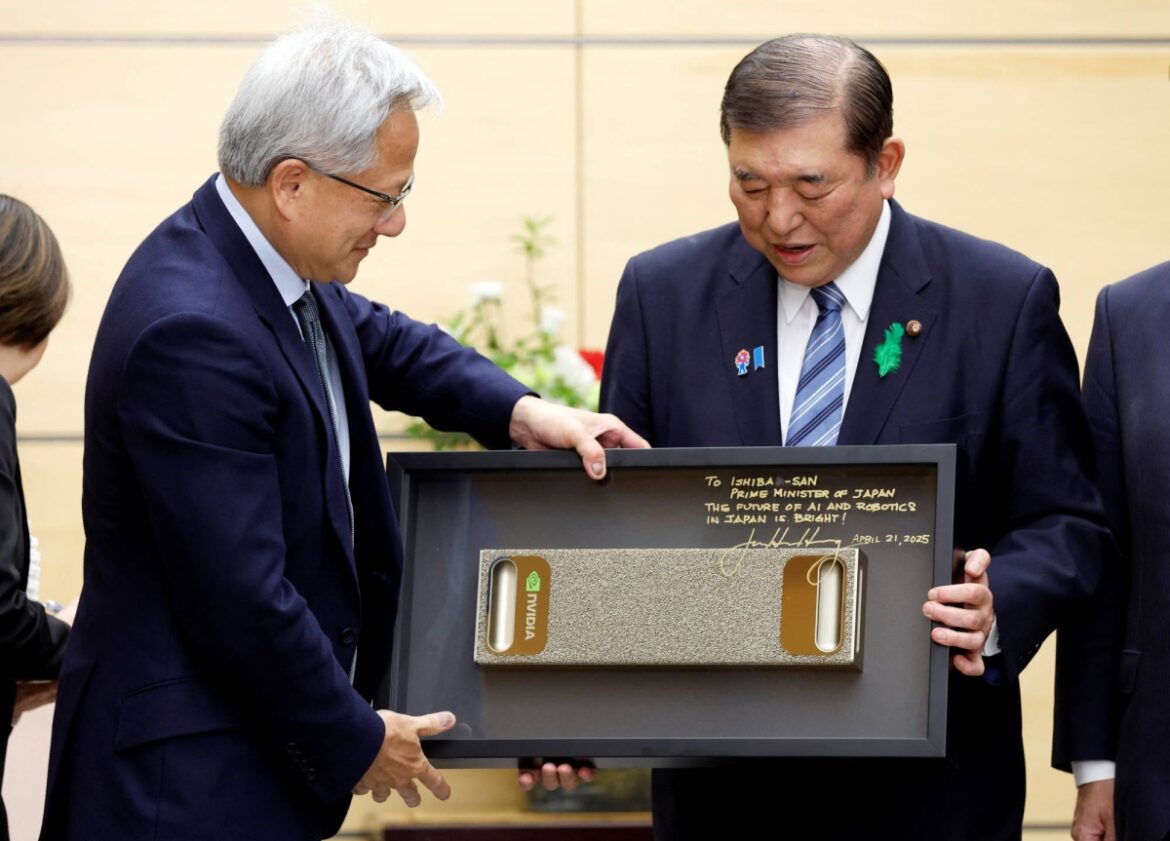 Nvidia CEO urges LDP to build up Japan’s AI infrastructure