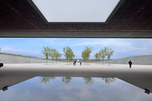 The moving Iwate Tsunami Memorial Museum.