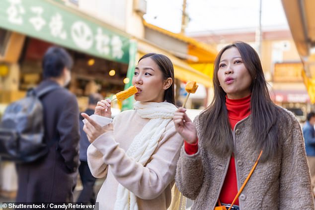 In Japan, it's considered impolite to walk and eat or drink at the same time - a practice referred to as 'tabearuki'