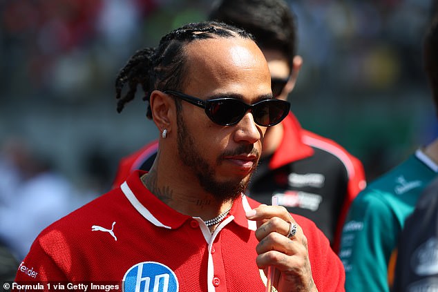 Ferrari driver Hamilton, 40, who is a seven-time world champion, usually has his hair braided
