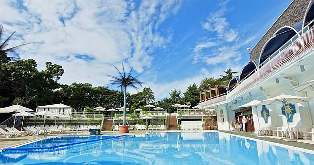 Tokyo's New Otani Hotel, where Liam Byrne and seven other MPs stayed, offers wonderful facilities, including a swimming and spa area