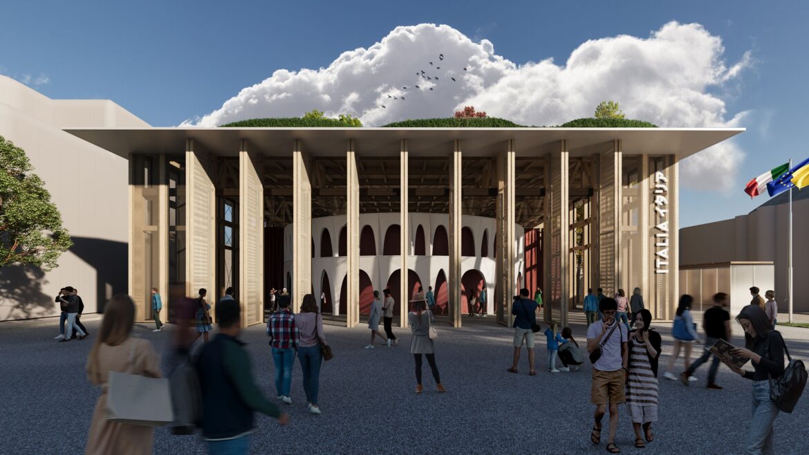 Politecnico joins Expo Osaka 2025 A_MCA_Padiglione Italia Expo 2025 Osaka_Ingresso principale-Il Teatro all_italiana_Visual by MCA Visual_2.jpg