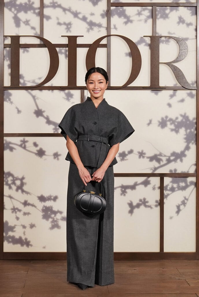 Anna Sawai attends during the Dior Fall 2025 Show at Toji Temple 
