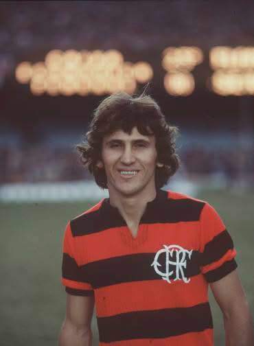 Zico back in the day.  Acervo o Globo CC BY 2.0