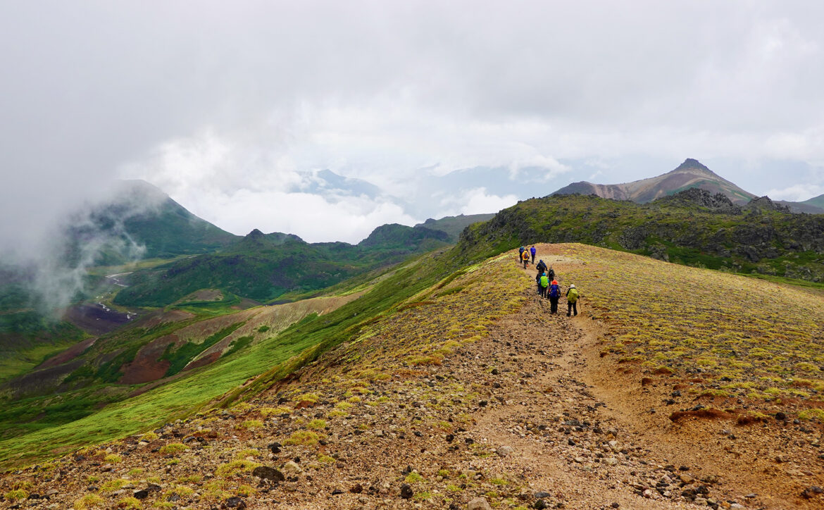 Hiking across the roof of Hokkaido, Japan 