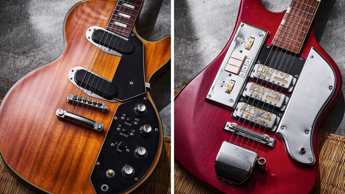 1972 Ibanez 2380 and Teisco SS-3L