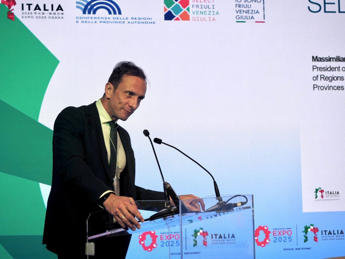 Strengthening the role of regions in relations with strategic partners Fedriga Expo Osaka