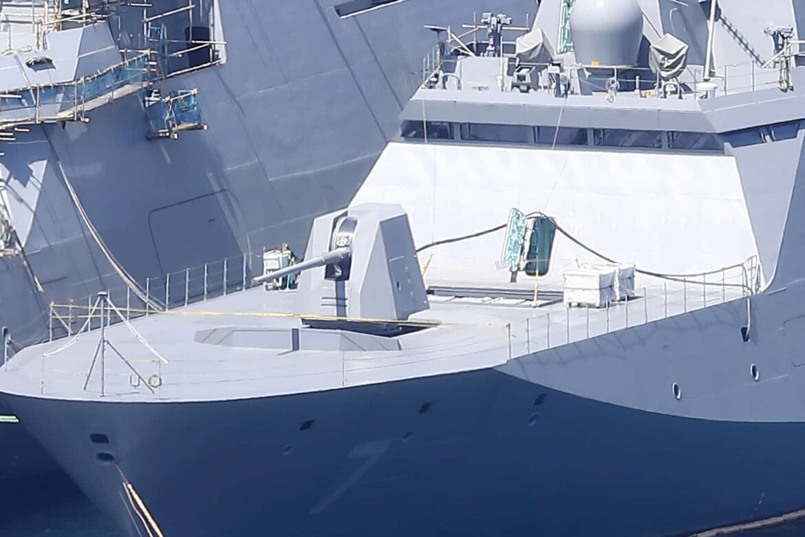 First Mogami-class FFM fitted with Mk 41 VLS