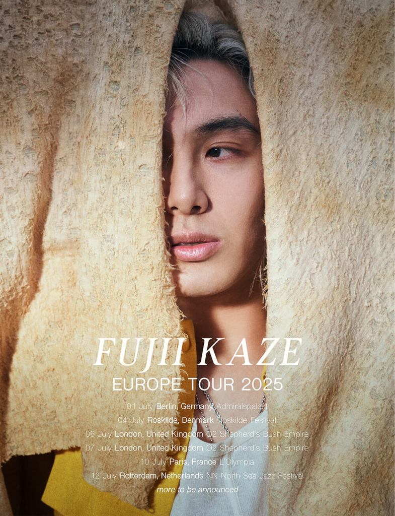 FUJII KAZE EUROPE TOUR 2025 Poster