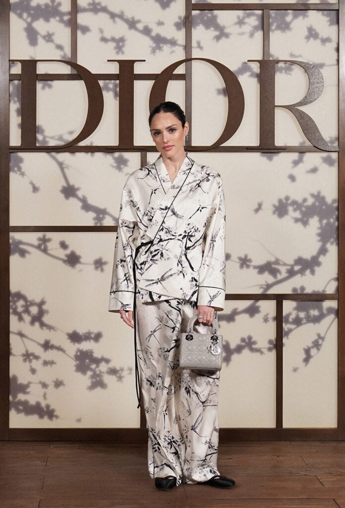 Isabelle Drummond attends during the Dior Fall 2025 Show at Toji Temple 