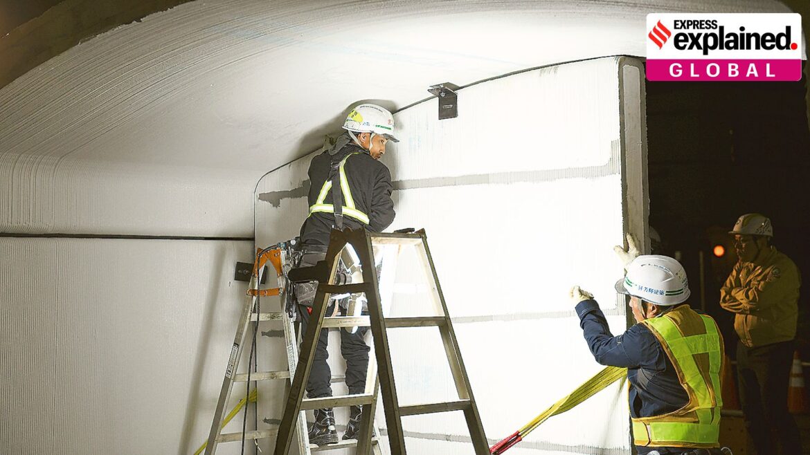 West Japan Railway Company, Japan, Japan 3D-printed train station, 3D-printed train station, Hatsushima, Indian express news, current affairs