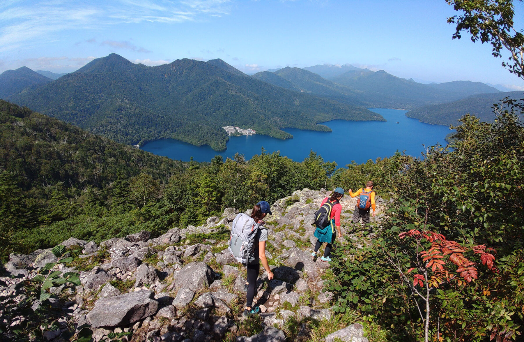 the summit of Hakuunzan