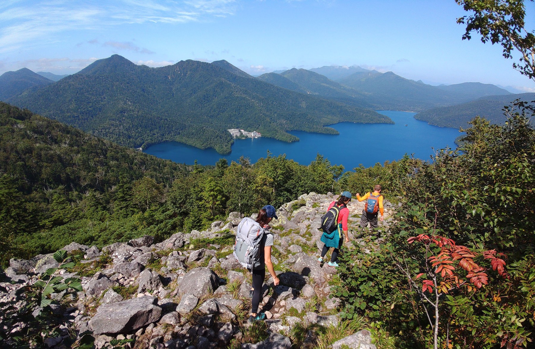 the summit of Hakuunzan