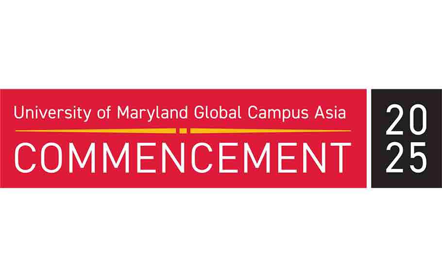 University of Maryland Global Campus Asia commencement flyer
