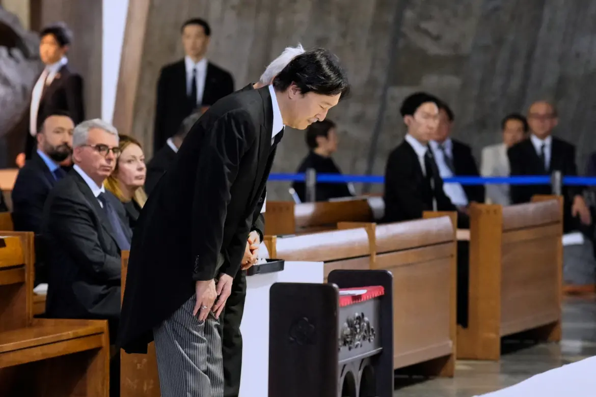 Japan Crown Prince attends memorial mass for Pope Francis nationthailand