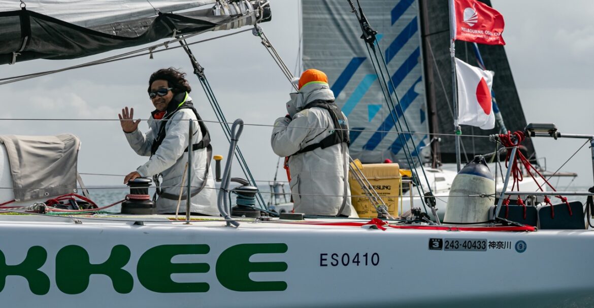 Dash to the Finish // Melbourne Osaka Cup • Live Sail Die Live Sail Die Logo