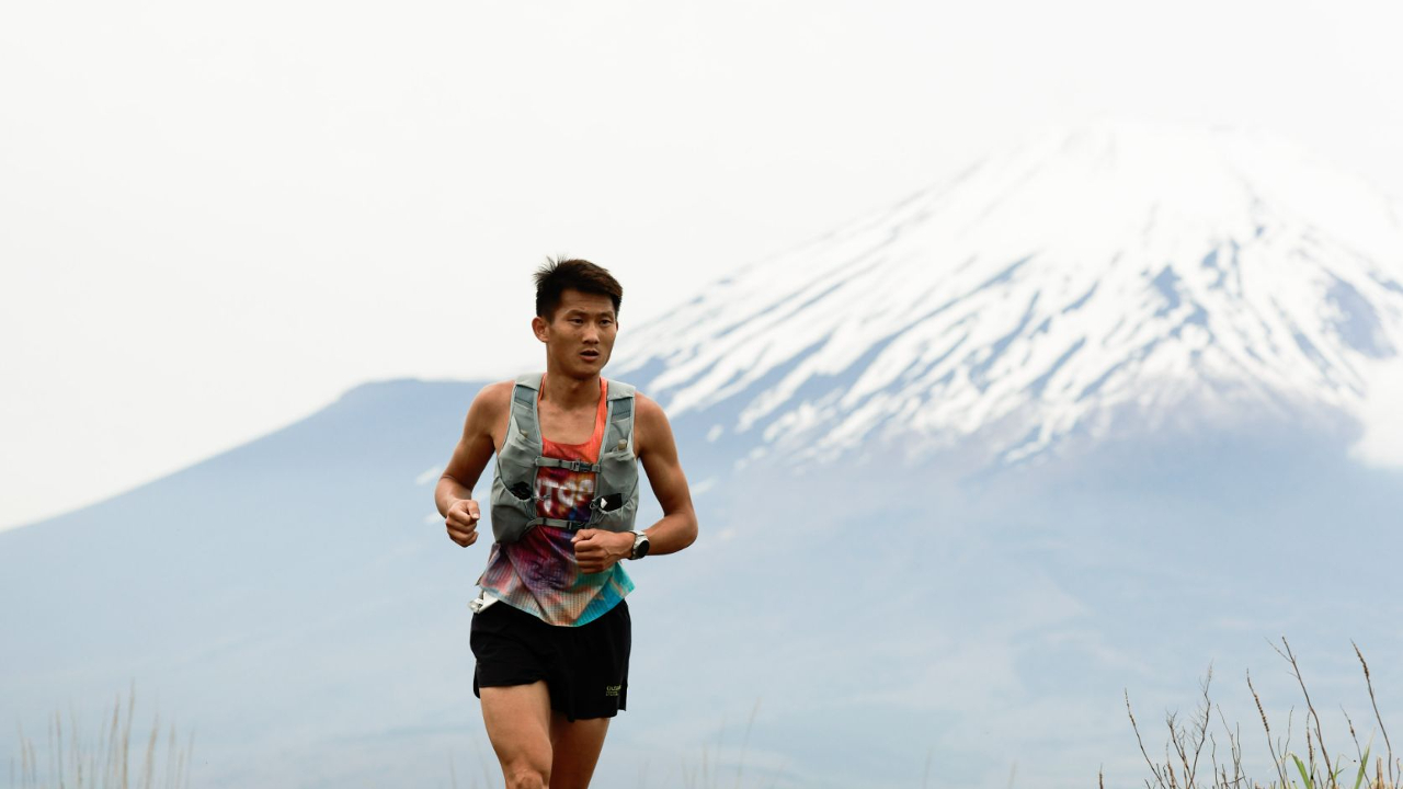 Qin Guidu takes second place at Mt. Fuji 100 2024 photo credit Mt. Fuji 100