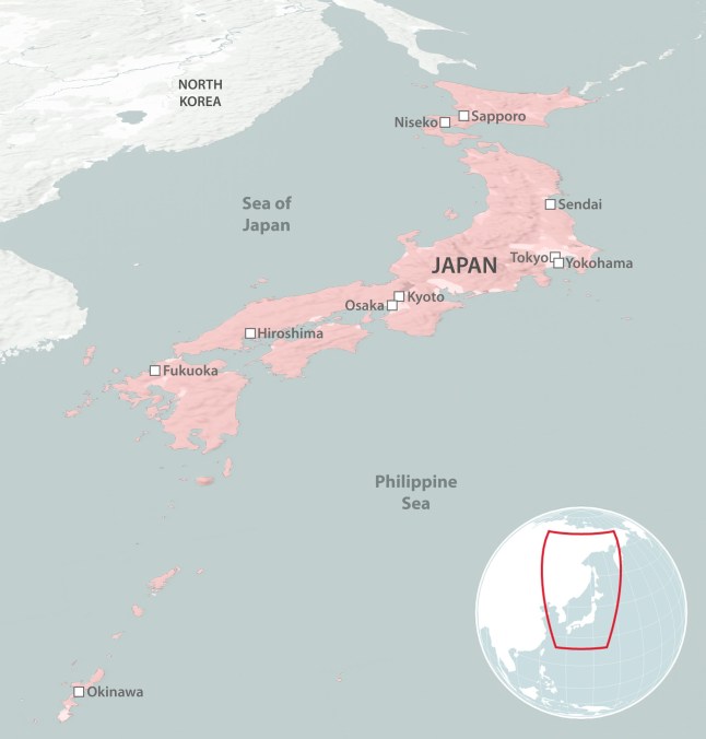 METRO GRAPHICS Japan Map