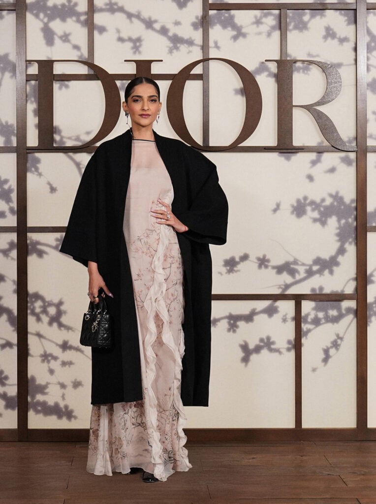 Sonam Kapoor attends during the Dior Fall 2025 Show at Toji Temple 