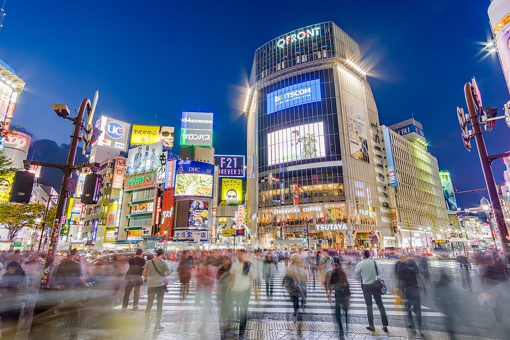 Shibuya crossing, Tokyo.