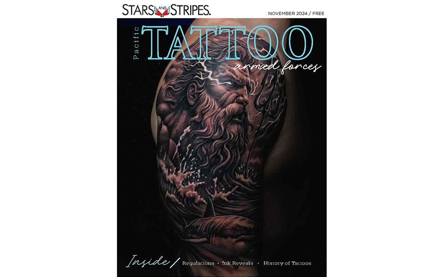 front cover of the tattoo magazine.