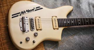 Fernandes Art Wave electric, currently residing at Gas Station Guitars in Somerset