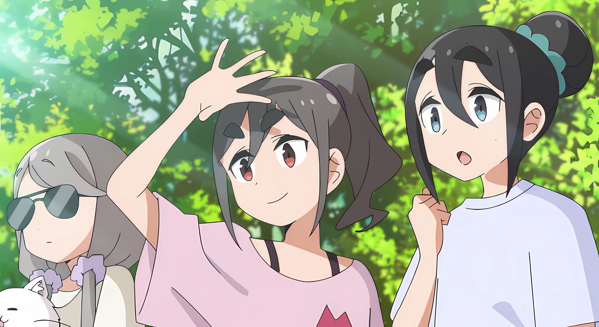 Amamiya, Kiriyama, and Shikishima as seen in the anime (Image via Soigne)