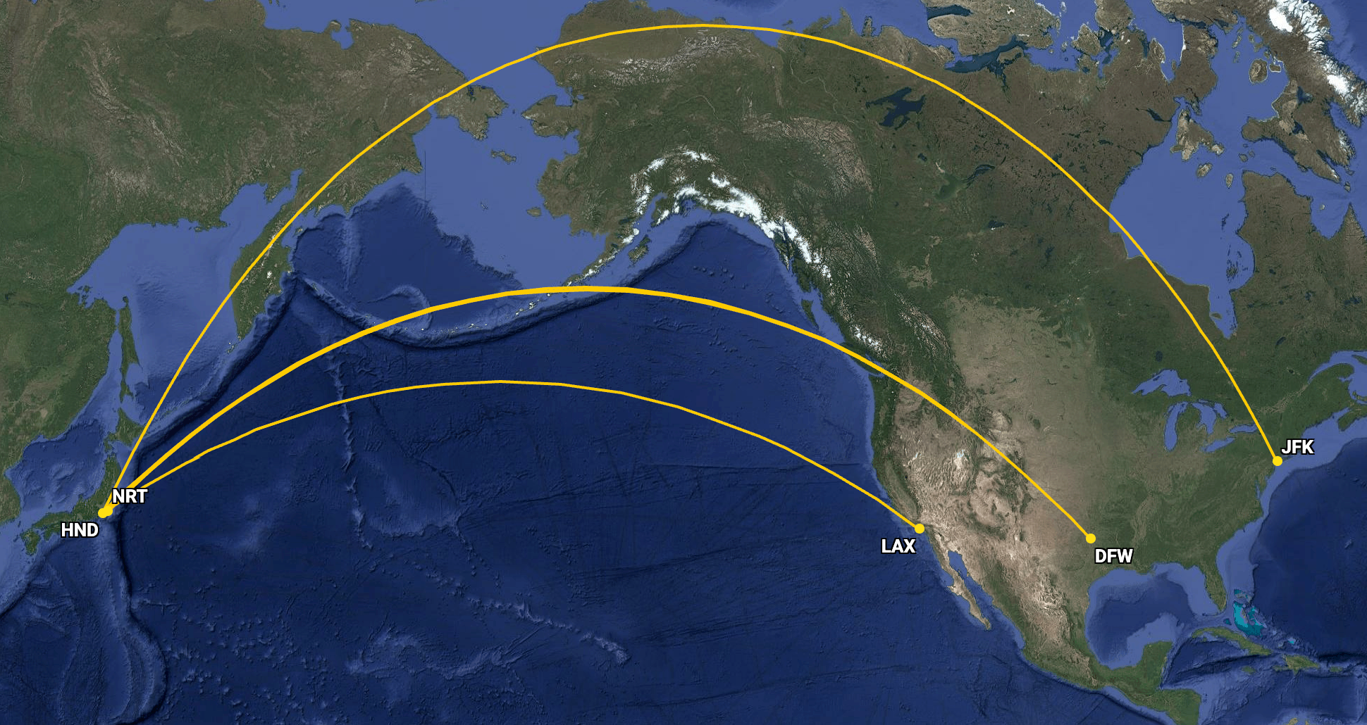 American Airlines flights to Tokyo on March 31
