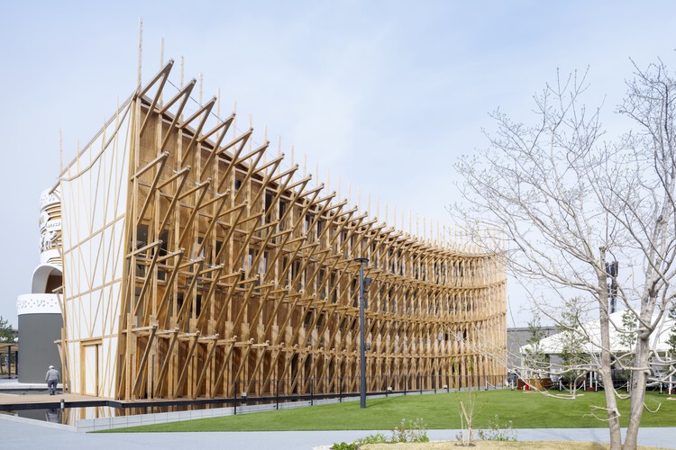 Anatomy of a Dhow, Bahrain Pavilion Osaka Expo 2025 / Lina Ghotmeh Architecture - Exterior Photography