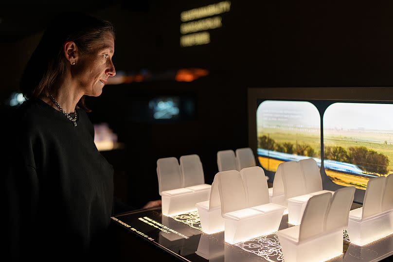 Exhibition at the Uzbekistan Pavilion at Expo 2025 Osaka.
