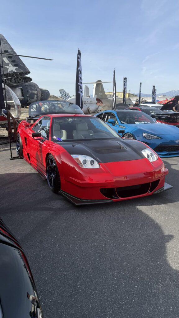 JDM Cars at an Airport Car Show