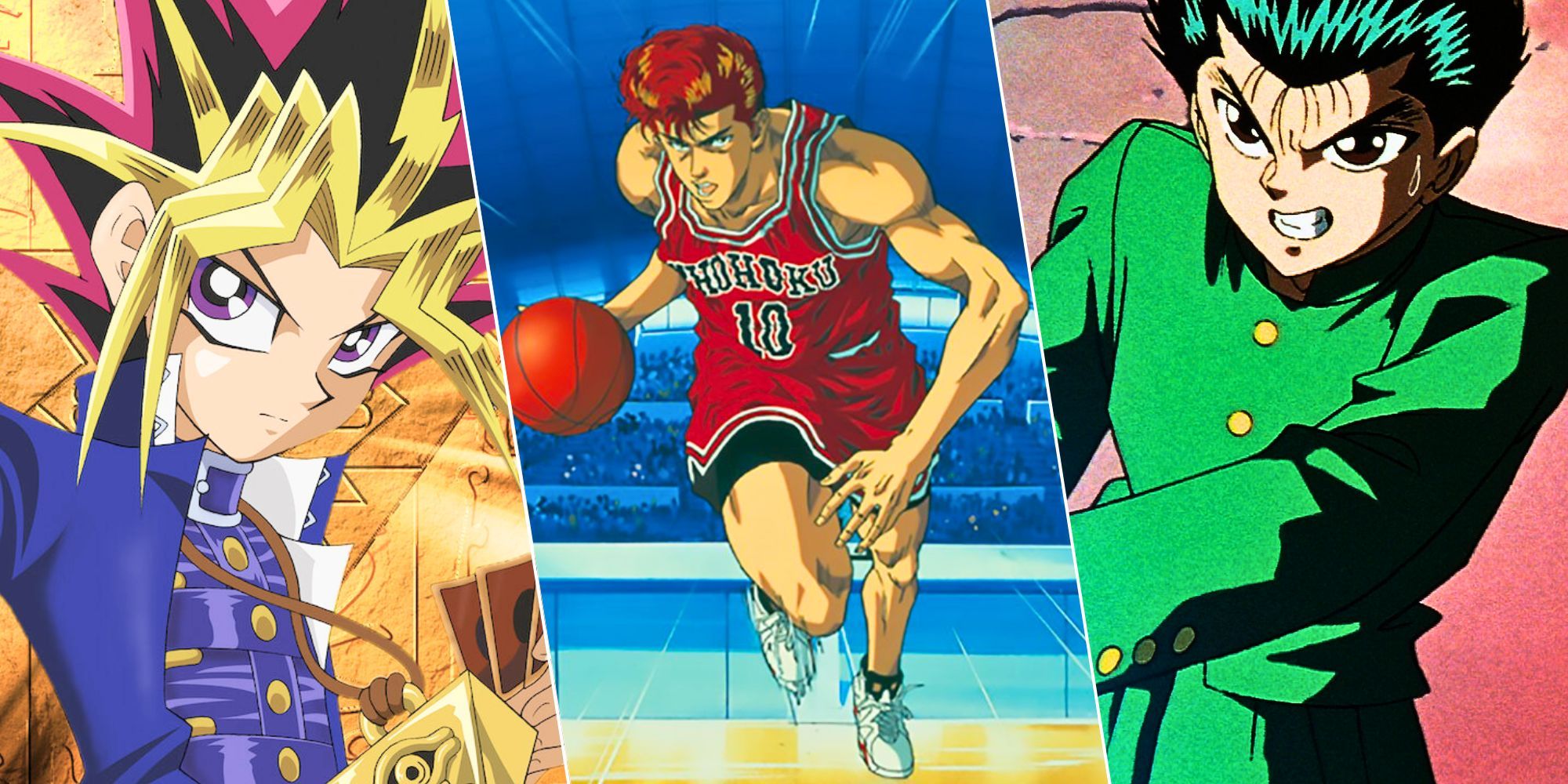 Custom Image of Yu-Gi-Oh, Slam Dunk, Yu Yu Hakusho