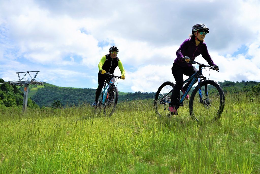 Mountain biking