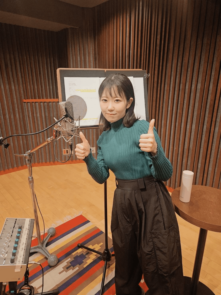 Touyama Nao from 𝘗𝘢𝘳𝘢𝘣𝘰𝘭𝘢's「STAY GOLD」Recording