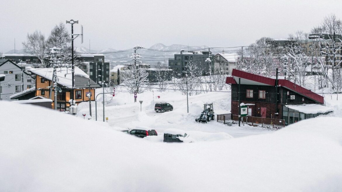 Record-Breaking Snowfall In Japan Buries Hokkaido